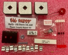 Big Daddy AS-2518-18 & TA-100 Power Supply Repair Kit For Bally/Stern Pins