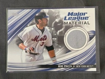 2023 MIKE PIAZZA TOPPS MAJOR LEAGUR MATERIALS GU JERSEY RELIC  NEW YORK METS