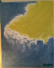 Original Hand Painted Oil on Canvas - Jackie Violeta Dagan Myers - Jackie Myers