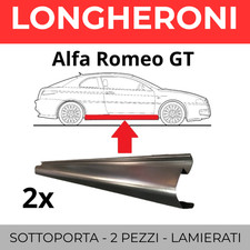 Longheroni Sottoporta Alfa Romeo GT 03–10 • 2 pz • Lamierati Restauro