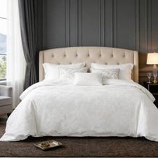 Luxury Silk Duvet Queen Size, Long Strand Mulberry Silk Comforter/Quilt with 100