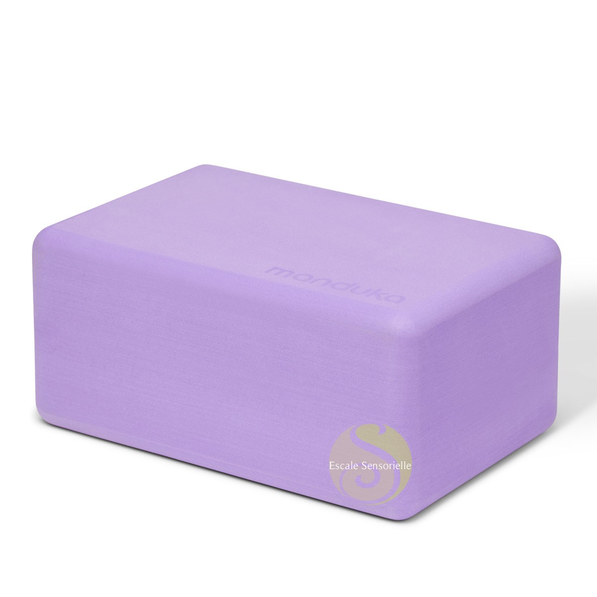 Brique de yoga Manduka en mousse recyclée Paisley Purple pour pilates