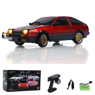 RC Drift Racing Car RWD Wireless Control Vehicle Gyroscope Toy LDRC LD1801 AE86