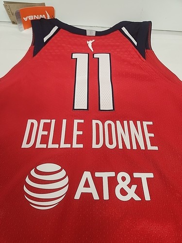 Nike Washington Mystics Delle Donne Explorer Authentic Stitched Jersey Sze M/ 42 - Picture 4 of 11