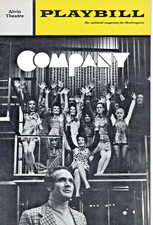 COMPANY 1971 Broadway Program Alvin Theatre Sondheim Prince Larry Kert Cast