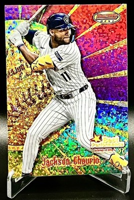 Jackson Chourio  2025 Bowman s Best  Mini Diamond  Refractor Best Performance SP