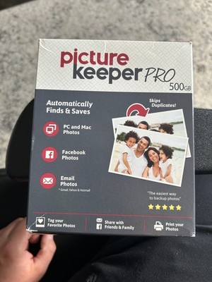 Picture Keeper PRO SSD 500GB Picturekeeper BACKUP For Mac or  PC - NEW