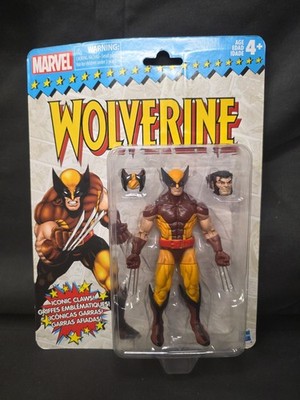 Marvel Legends Retro Collection Brown Suit Wolverine 6'' Figure New & Sealed