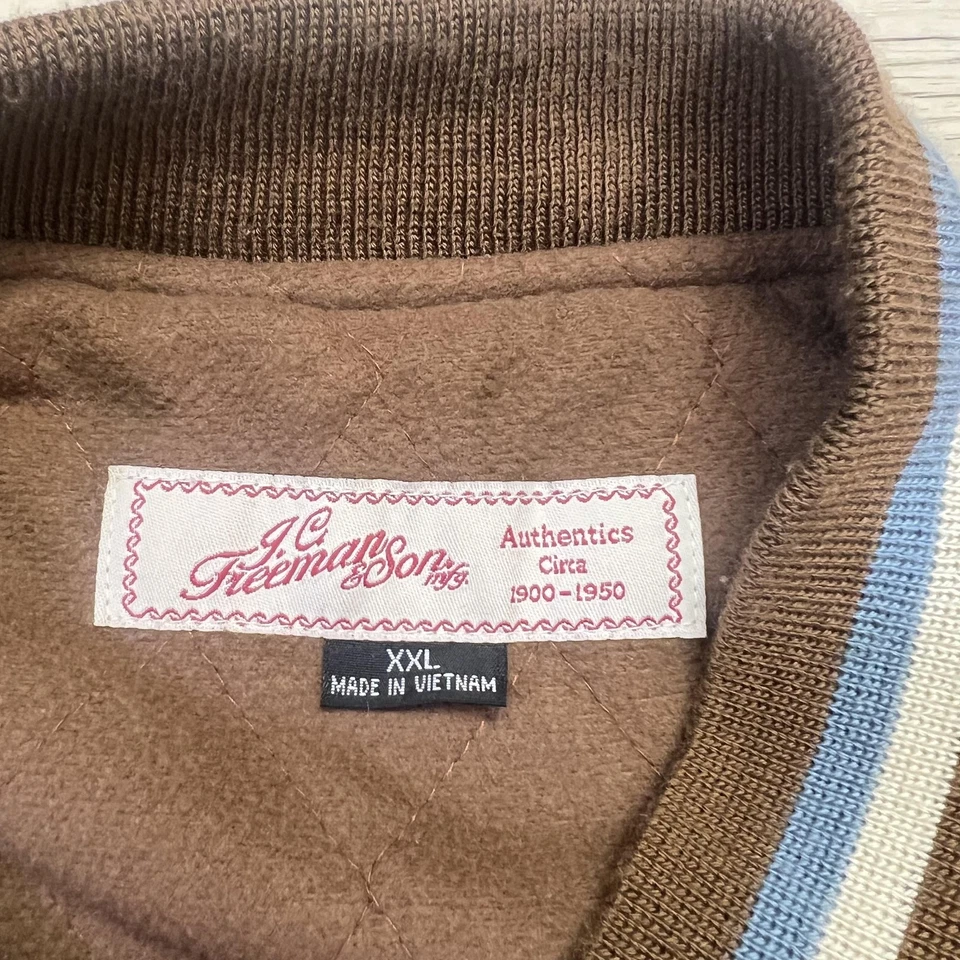 Chaqueta Universitaria de Lana Newark Dodgers Liga Negra Auténtica JC Freeman & Son XXL Foto 3 de 4