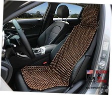 Natural Wood Beaded Seat Cover Everyday Vechicles Pickup, SUV, Sedan, MPV 