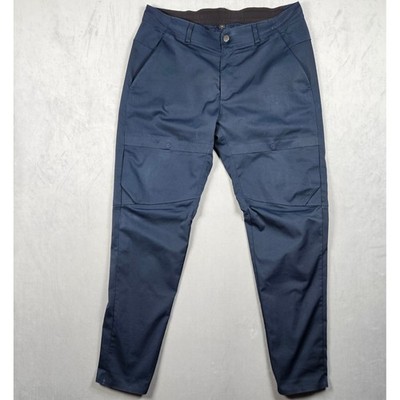Lululemon Mile View Panst Mens 34x30 Blue Technical Travel Cycling Pockets