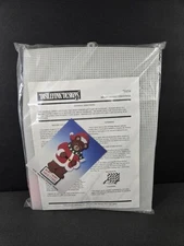 Vintage Distlefink Design Beary Merry Christmas Wall HANGING Plastic Canvas Kit