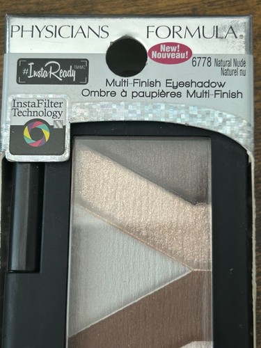 Physicians Formula Multi-Finish Eyeshadow #6778 Natural Nude New in Box - 2 Pack - Picture 3 of 3