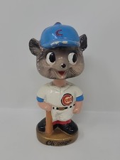 1960's Vintage MLB Chicago Cubs Gold Base Bobble Head Nodder Made in Japan