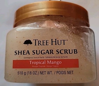 Tree Hut Tropical Mango Shea Sugar Scrub Ultra Hydrating & Exfoliating 18 oz New