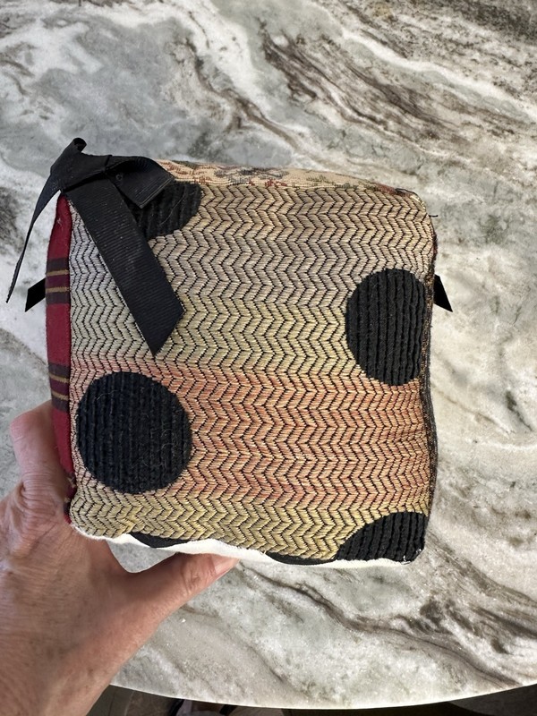Mackenzie Childs Fabric Door Stopper Free Shipping!