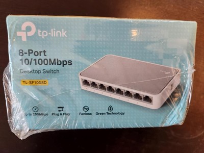 TP-Link 8 Port 10/100Mbps Fast Ethernet Desktop Switch TL-SF1008D New