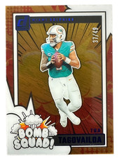 2024 Donruss Clearly FOTL Tua Tagovailoa Bomb Squad /49 SSP DOLPHINS