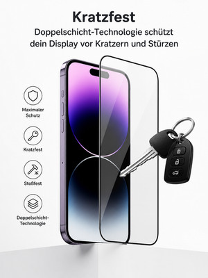 Displayschutzglass 2x 9H Panzergass für iPhone 12mini / 12 / 12Pro / 12Pro Max