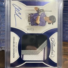 2025 Panini Flawless - Prospect Patch Autographs Charlie Condon #PPA-CC /15