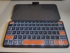 Universal Bluetooth Mini Keyboard, Wireless Compact Keyboard with Orange Navi...