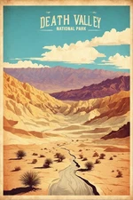 Death Valley National Park Poster Premium Photo Print Wall Art 4 Sizes