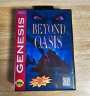 Beyond Oasis (w/Font Mod) Game, Manual, & Case for Sega Genesis Mega Drive
