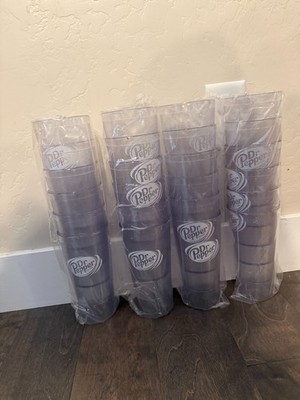 NEW - Set of 24 - Dr Pepper - Restaurant Style Tumblers/Cups 24oz