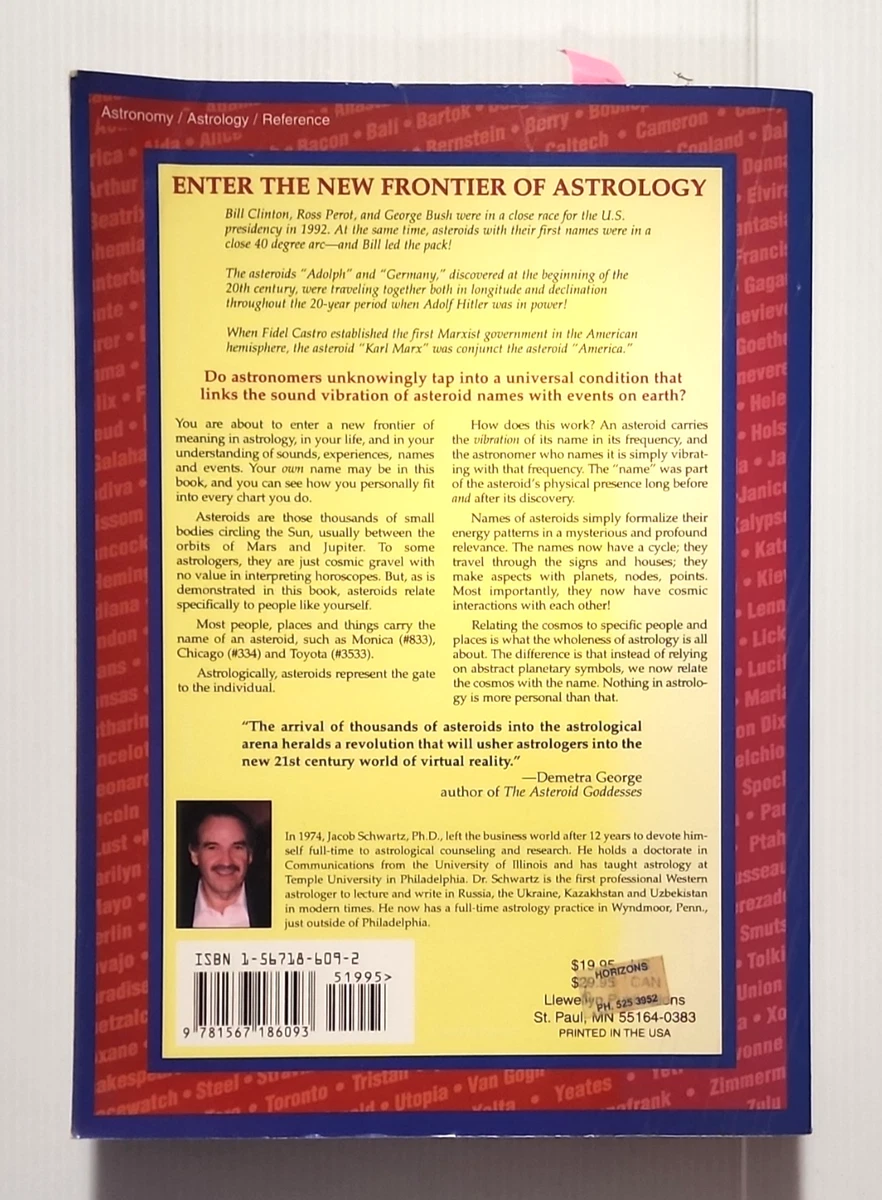 Asteroid Name Encyclopedia Jacob Schwartz 1st Ed Paperback 1995 Free Post