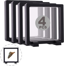 4 Set 4.3 Inch 3D Floating Display Frame Case for 4.3x4.3  Black