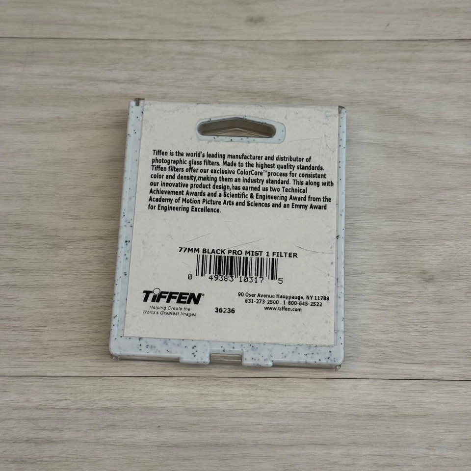 Tiffen 77mm ProMist 1 Filter Black Used, UV Protective Case - Image 4 of 4