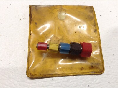 Vintage Craftsman USA 5-Piece Magnetic Socket Insert Set w/ Pouch No. 9 ...