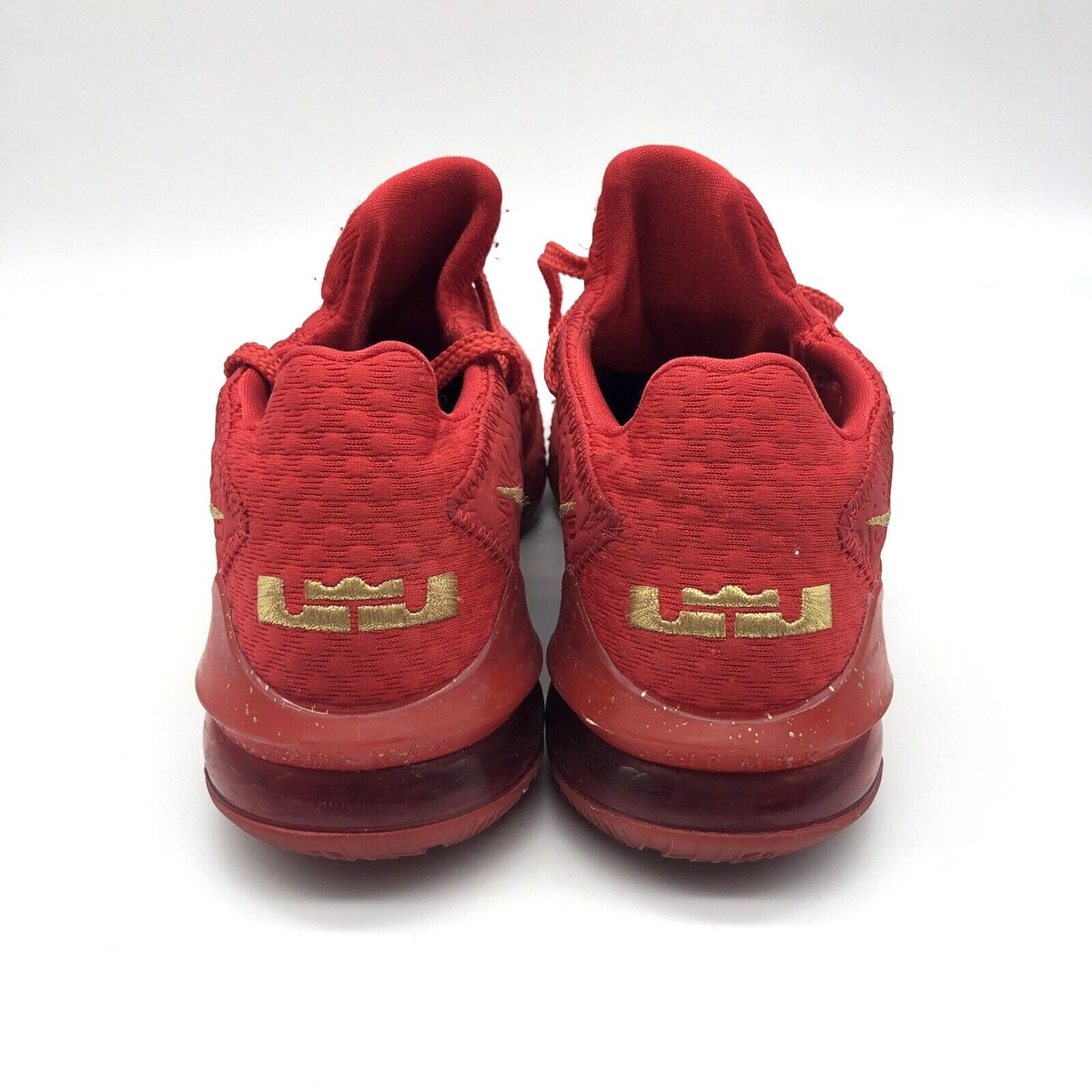 Nike LeBron 17 XVII Low PH US Mens Size 9.5 Red Gold Titan  display picture 3