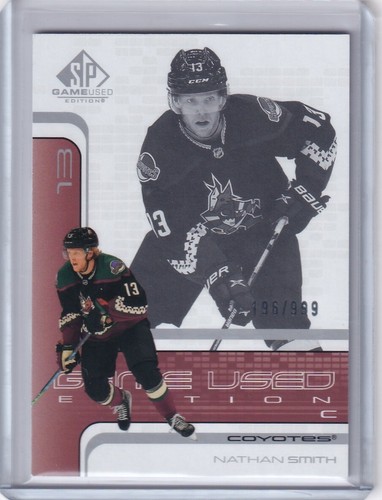 2022 Upper Deck SP Game Used 2001-02 Retro Rookies /999 Nathan Smith Rookie RC