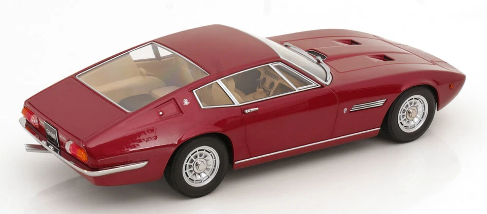 KK Scale 1:18 MASERATI GHIBLI COUPE RED METALLIC 1969 - KKDC181273 - Immagine 2 di 4