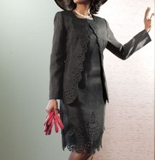 size 6 Keisha Jacket Dress black by Ashro new