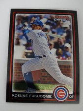2010 Bowman Chrome #66 Kosuke Fukudome Chicago Cubs Baseball Card
