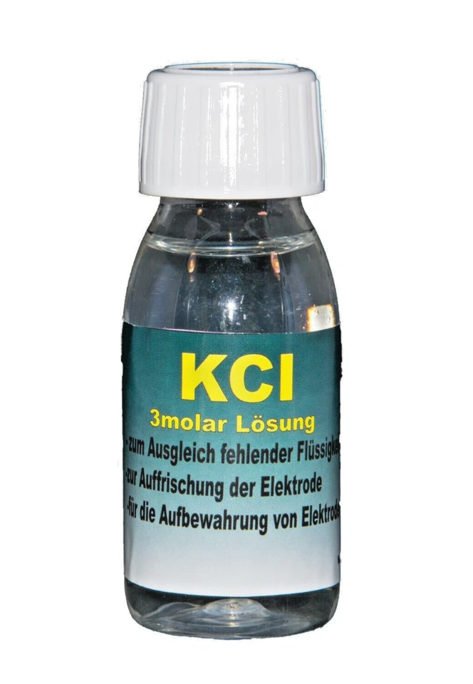 WEBER KCL Lösung für Elektroden pH u Redox 100 ml Flasche 3molar Lagerungslösung