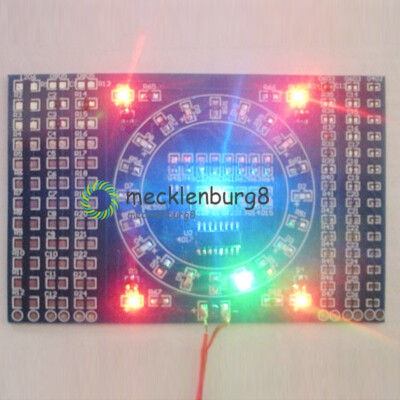 DIY SMD Rotating LED SMD Components Soldering Practice Board Skill Training Kit