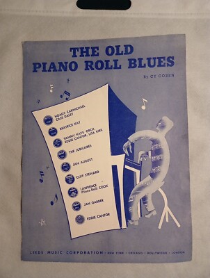 The Old Piano Roll Blues by Cy Coben Sheet Music 1950 LEEDS MUSIC CORPORATION 