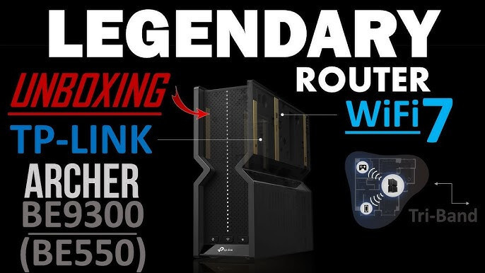 TP-Link Archer BE550 BE9300 Tri-Band Wi-Fi 7 Router USB3.0 TP-Link Archer BE550 BE9300 Tri-Band Wi-Fi 7 Router USB3.0