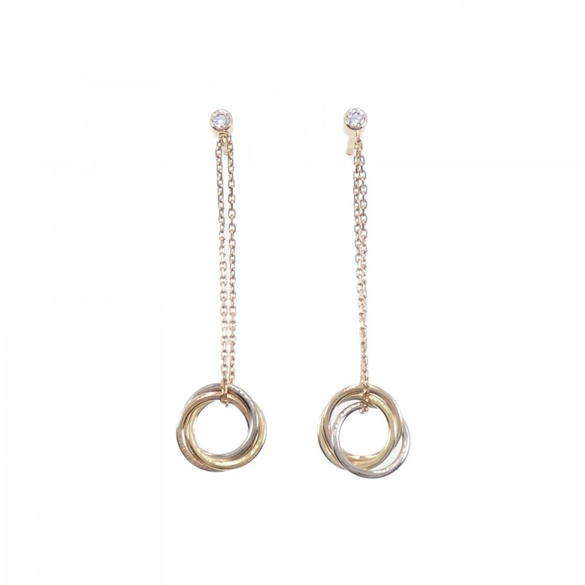 Cartier long best sale earrings