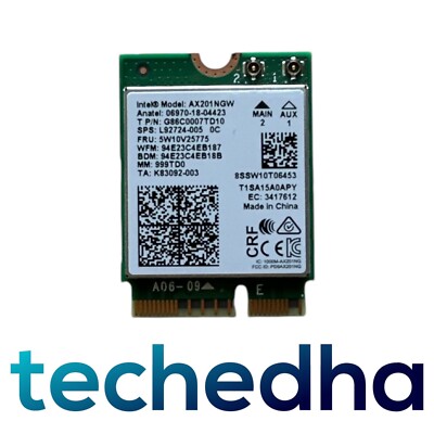 Lenovo IP Flex 3 Chrome 11IJL6 WLAN WLAN Netzwerk WLAN Karte AX201NGW