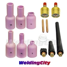 TIG Welding Large Gas Lens Accessory Kit 1/8" for Torch 9/20/25 T45B | US Seller