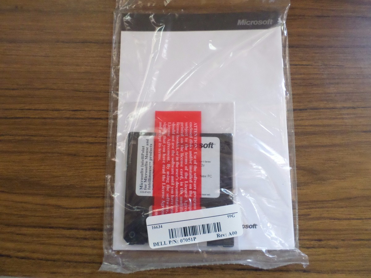 VINTAGE 1997 Microsoft IntelliPoint mouse driver NEW