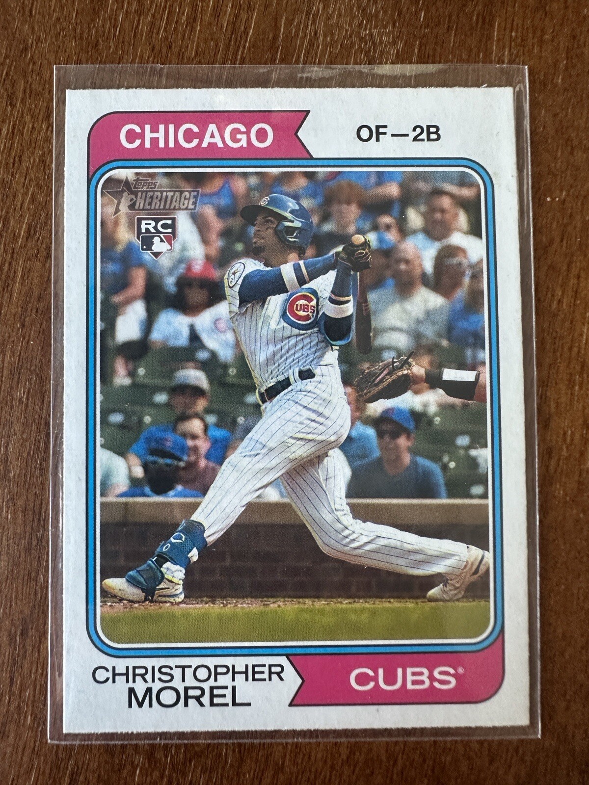 Christopher Morel 2023 Topps Heritage Rookie Card #110 Chicago Cubs MLB ￼