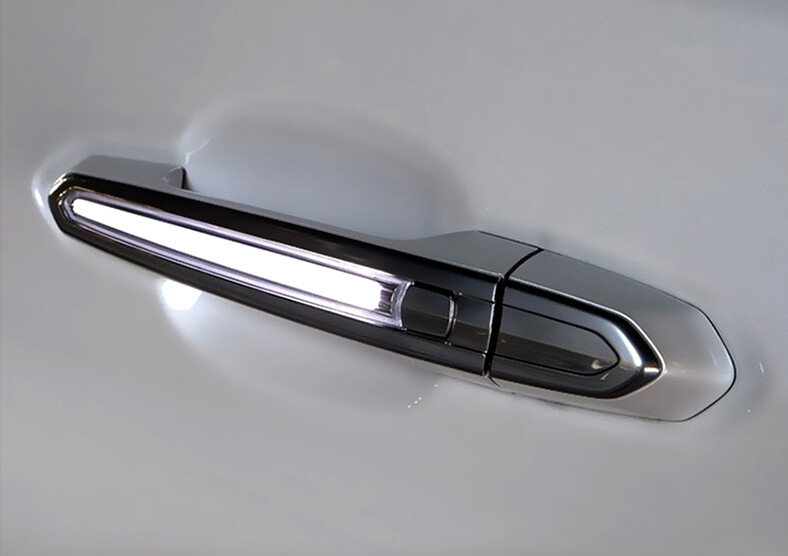 4x Chrome Led Lighted Car Door Handle Kit For Cadillac XT5 XT6 XT4