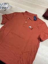 Nautica KR2826 Cayenne Men  s Polo Size X-Large