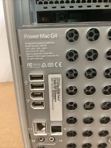 Apple PowerMac G4 Model M8570-PARTS or REPAIR ONLY, light turns on /doesn't boot - Afbeelding 6 van 7