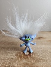 Hasbro Dreamworks Trolls Guy Diamond 2  Gray Blue Glitter Troll Doll Figure Toy
